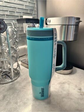WAWA 2026 Summer Sunny Sipper Double Walled Insulated 32oz Teal Cup Tumbler